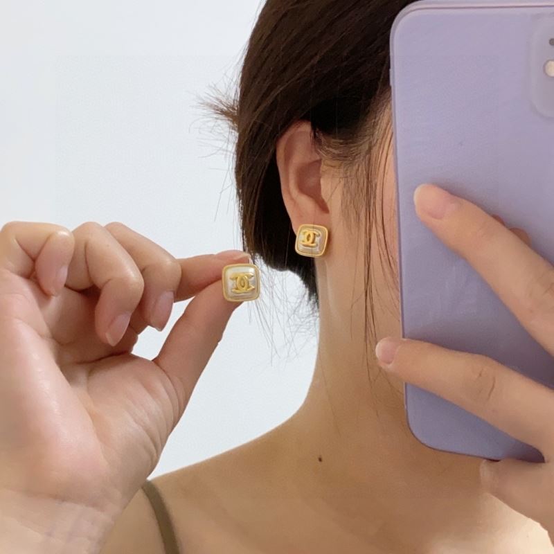 Ch*el earrings